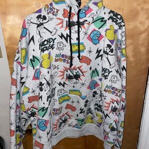 Disney Artist series Mickey Mouse graffiti sweatshirt size XL